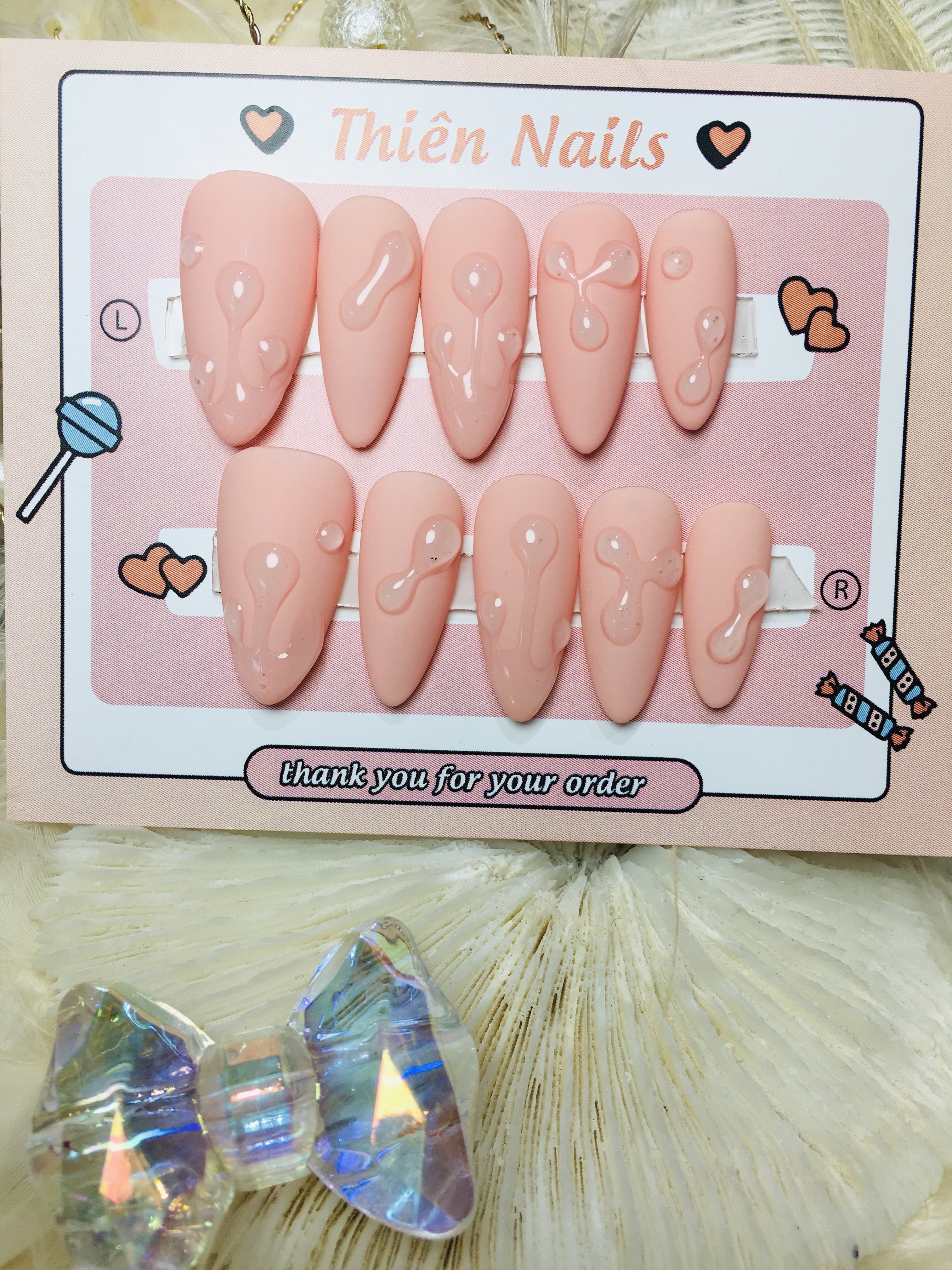 NAILBOX _MẪU NAIL THIẾT KẾ TẶNG KÈM KEO DŨA  có nhận làm theo yêu cầu