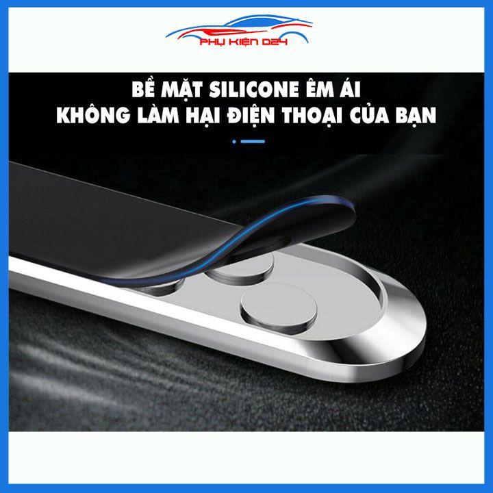 Giá đỡ điện thoại trên ô tô, kẹp điện thoại gắn xe hơi, xe máy, treo tường có hít nam châm cực chắc