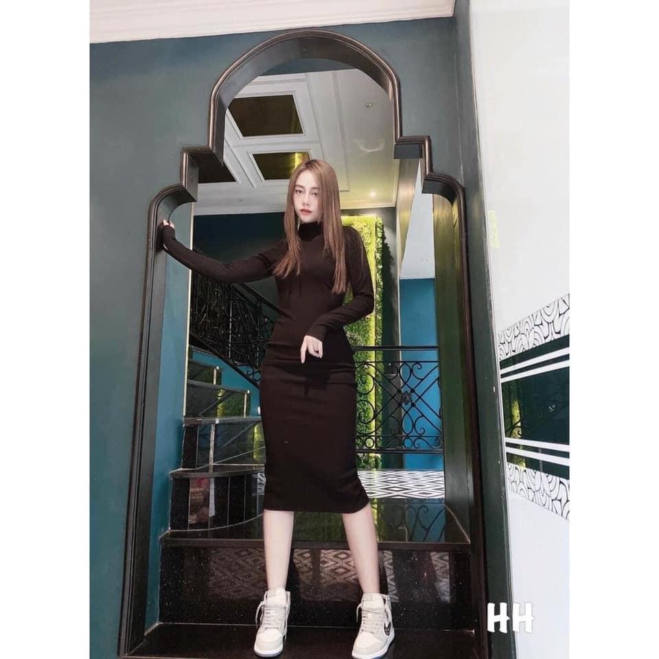Váy body tay dài cổ cao thời trang XIXO mã DAM0042