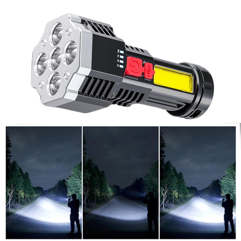 COB Flashlight USB Rechargeable   Outdoor  Cycling