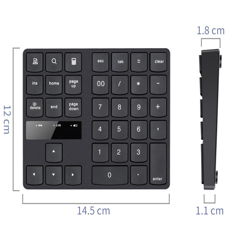 Kỹ Thuật Số Cầm Tay Bàn Phím Bàn Phím Số Mini USB Khóa Số Cho IOS Android Laptop Phụ Kiện