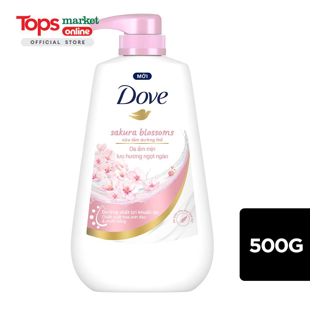 Sữa Tắm Dưỡng Thể Dove Da Mịn Hương Hoa 500G