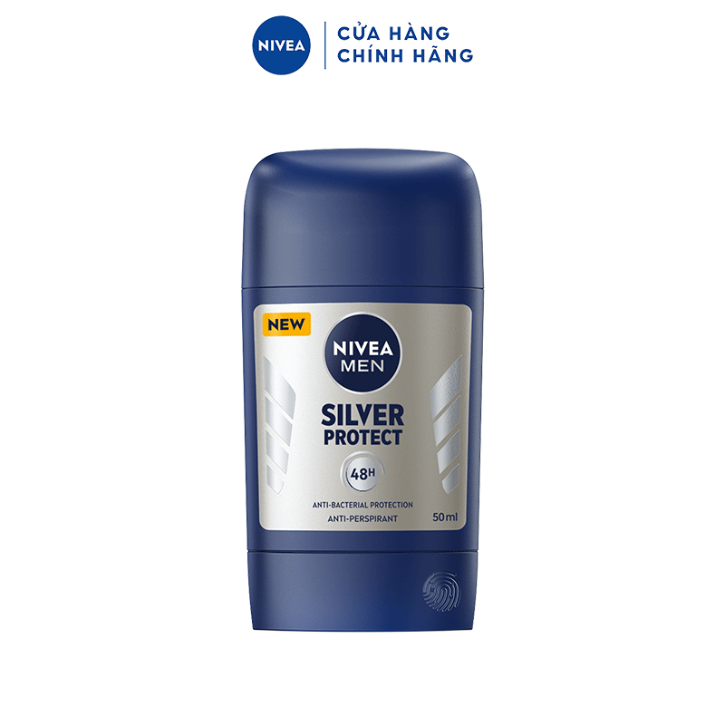 Sáp Ngăn Mùi NIVEA MEN Phân Tử Bạc (50 ml) - 83181