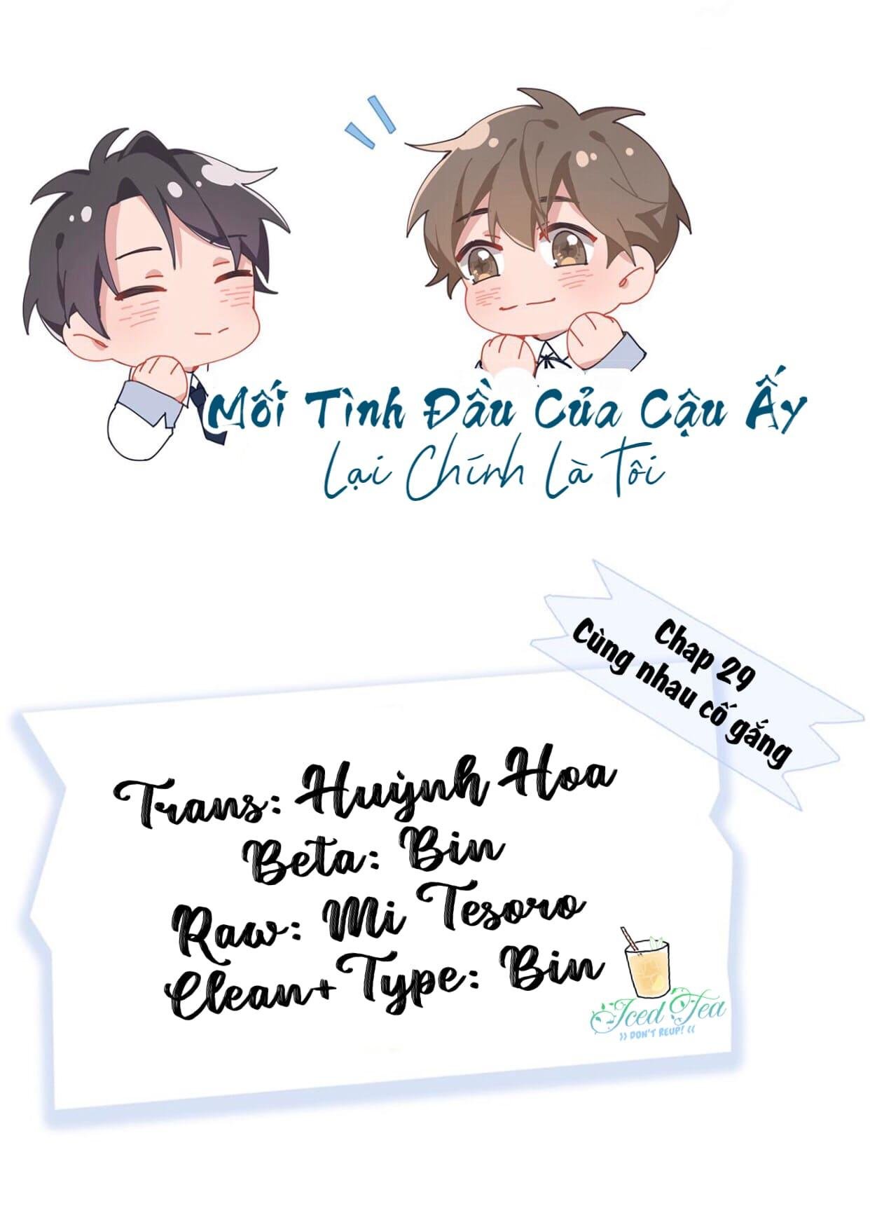 mối tình đầu của cậu ấy lại chính là tôi chapter 29 1