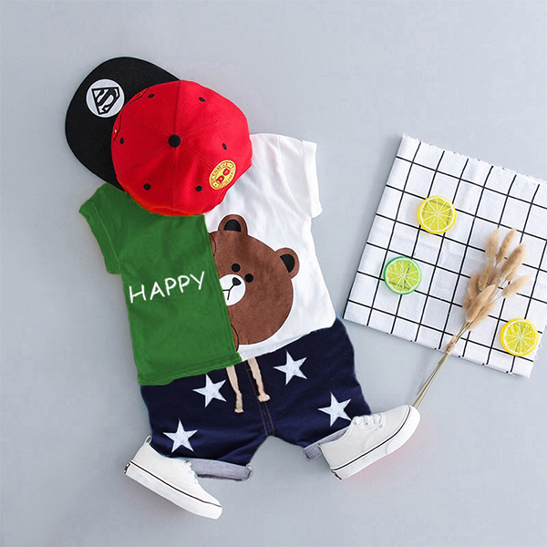 Bộ Bé Trái Gấu HAPPY