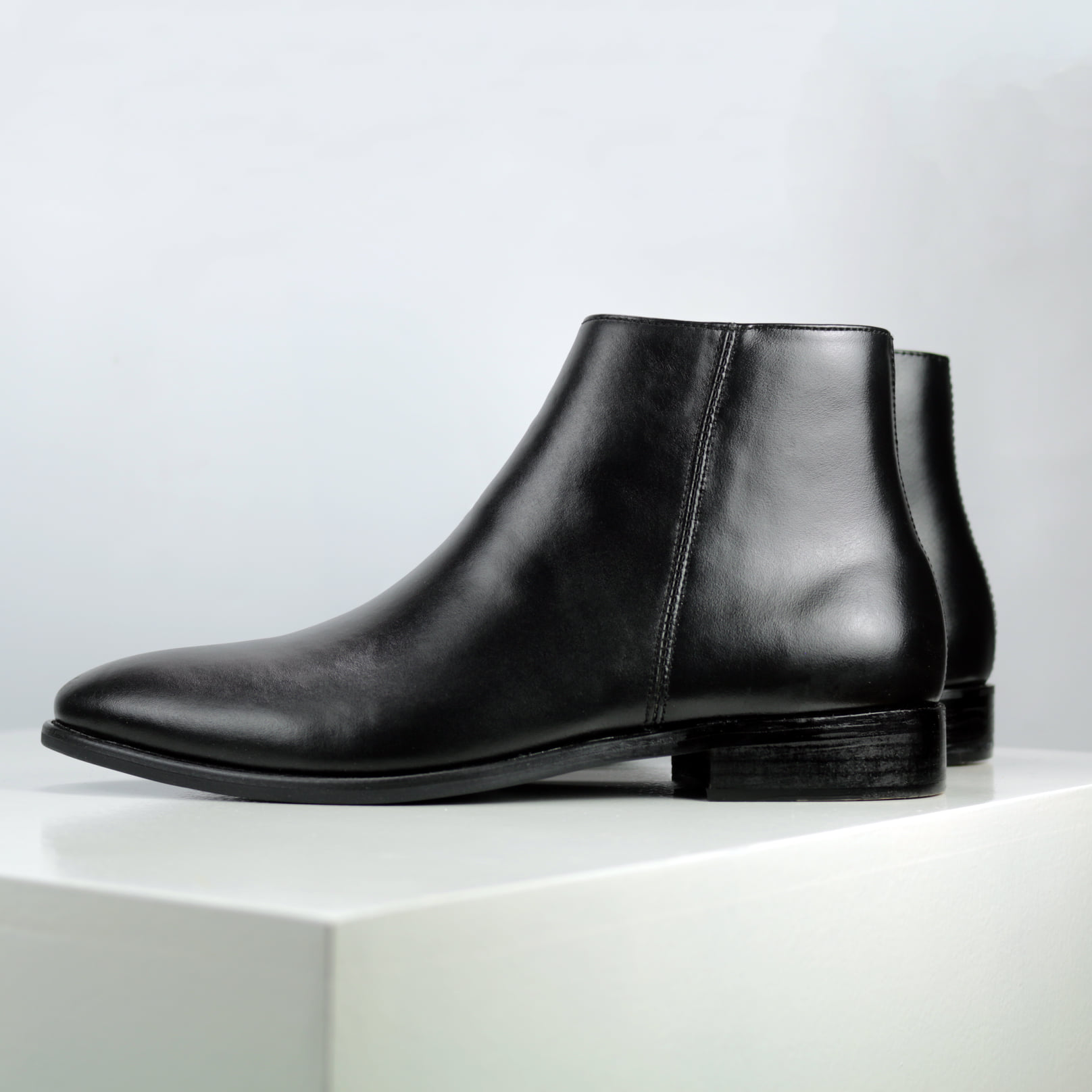 Chelsea Boots Nam Khóa Kéo Chất Liệu Cao Cấp Ít Nhăn Cực Ôm Chân