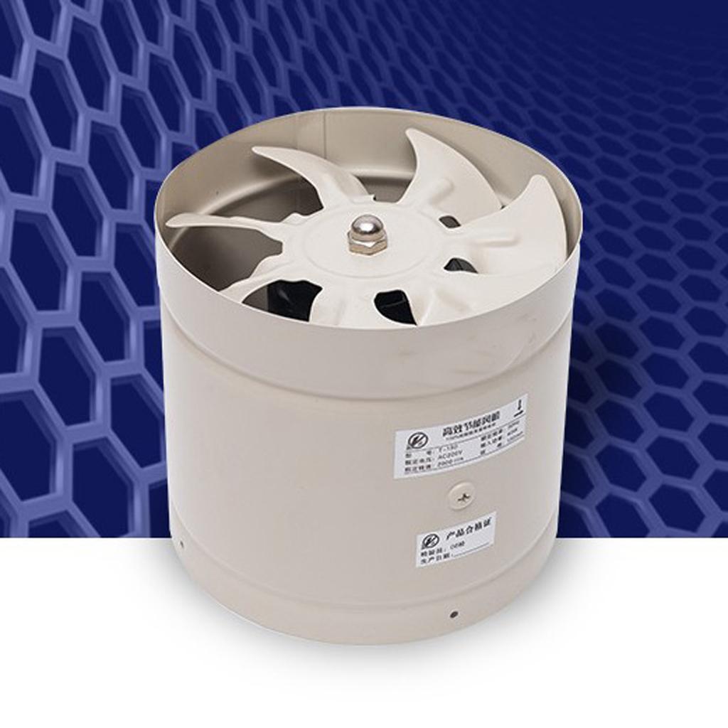 Metal Inline Duct Fan Booster Exhaust Blower Air Cooling Vent
