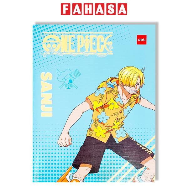 Tập Học Sinh One Piece - 4 Ô Ly - 200 Trang 70gsm - Deli NA200-LKC-ID