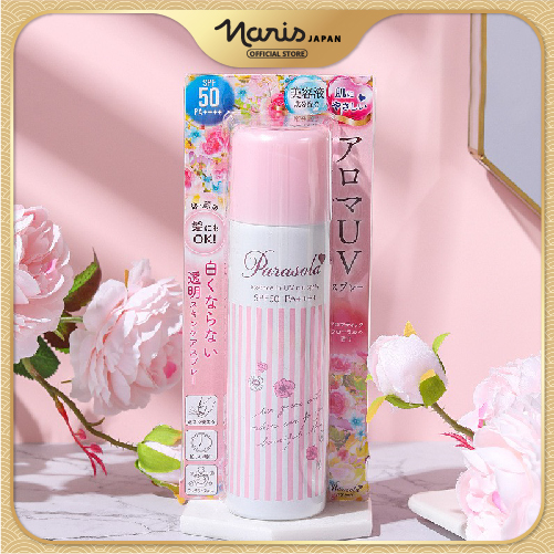 Chống nắng dạng xịt Nhật Bản cao cấp Naris Parasola Essence in UV Cut Spray SPF50+ PA++++ (90g) – Hàng chính hãng