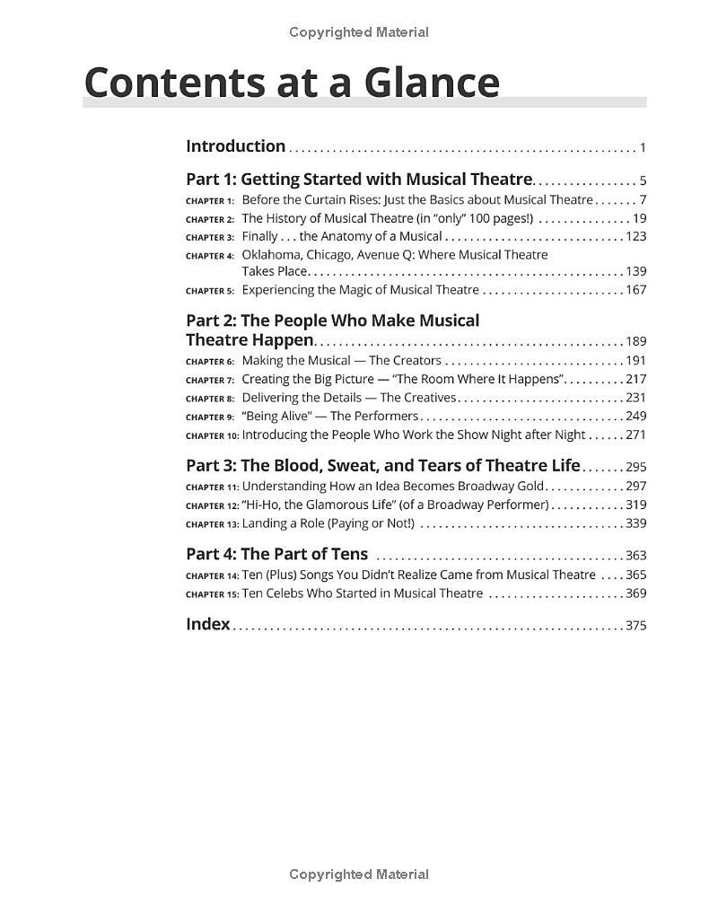 Sách ngoại văn: Musical Theatre For Dummies