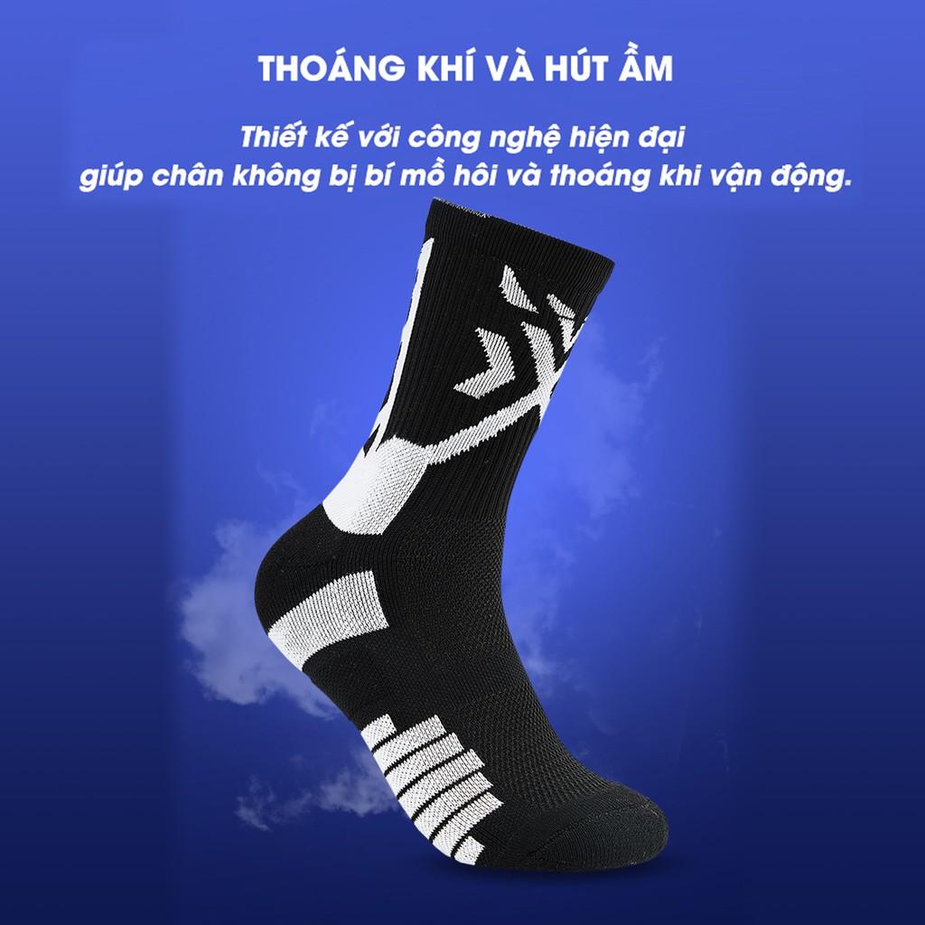 Tất Cổ Cao Có Đệm Chân Chơi Thể Thao Veidoorn VT006
