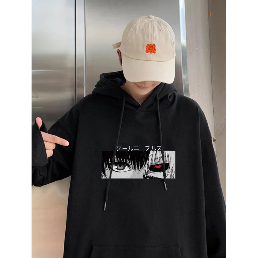 Áo Hoodie Nam Nữ Nỉ Ngoại Nam Nữ anime Ghoul Tokyo, Áo khoác thu đông vải dày, Anam Store