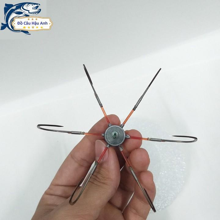 Lưỡi lục chì đúc A, lưỡi câu lục thép nga siêu bén siêu bền.