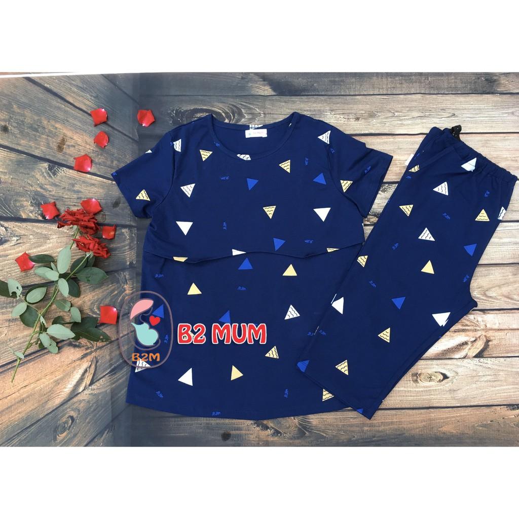 Bộ cotton ngố in hình 2in1