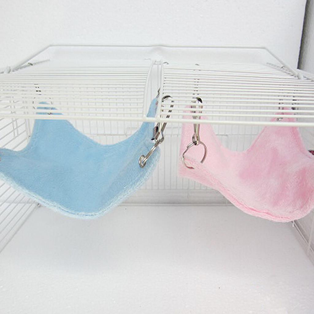 Hamster Mat Sleep Hammock Seat Pad for Guinea Pig Rabbit Small Animal Pink