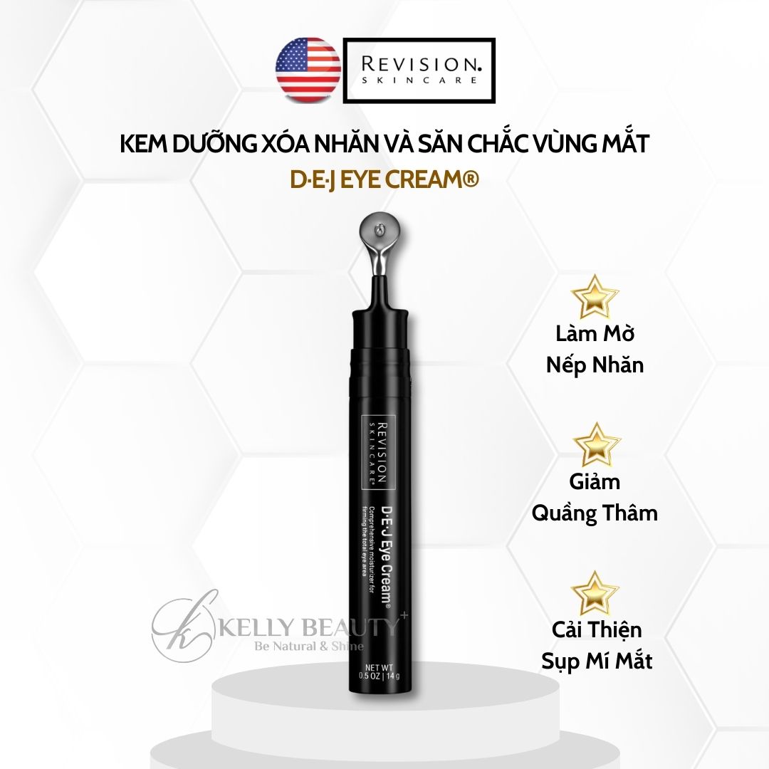 Kem Dưỡng Ẩm Xóa Nhăn và Làm Săn Chắc Vùng Mắt Revision D·E·J Eye Cream | Kelly Beauty