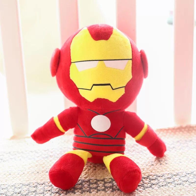 Gấu Bông Siêu Anh Hùng Đáng yêu Cho Bé Marvel Avengers Người Sắt Nhện nhân Batman Captain America Iron Man Spiderman
