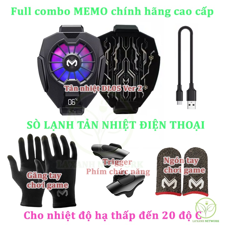 Găng tay - bao ngón tay hãng MEMO dành cho chơi game, chống mồ hôi tay, giữ ấm mùa đông PUGB, Fortnite chất liệu Fiber Carbon