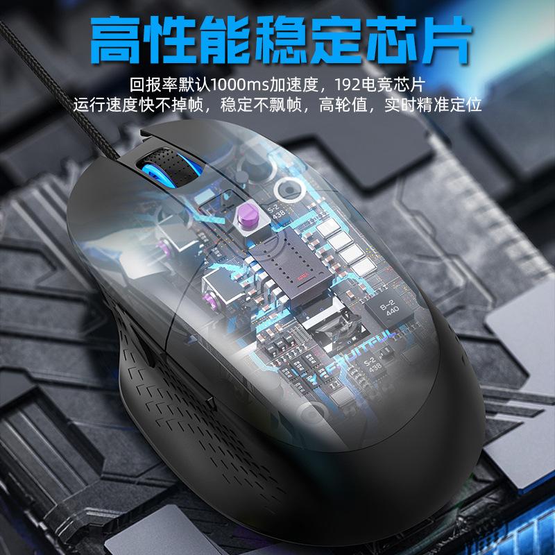 Ưu Đãi Nhất M63 Chuột Chơi Game Có Dây RGB Phát Sáng Bốn Màu Chuột Chơi Game CF LOL Máy Tính Xách Tay Chuột Máy Tính Để Bàn