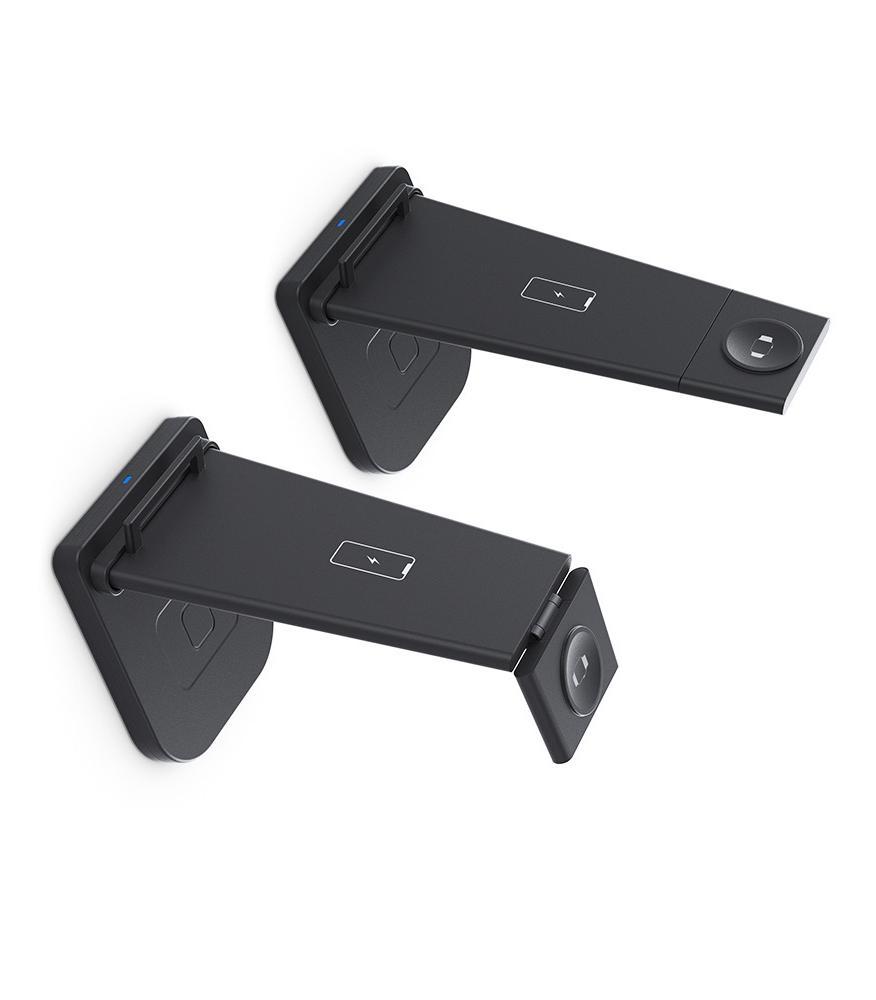 Vận Chuyển Nhanh 15W Bộ Sạc Không Dây 3 Trong 1 Điện Thoại Di Động Tai Nghe Đồng Hồ Đế Sạc Không Dây