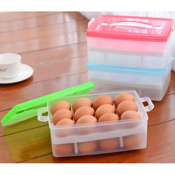 Hộp đựng trứng 2 tầng 24 quả