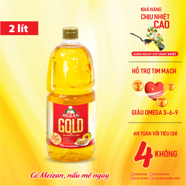 Dầu Ăn Meizan Gold 1L 2L 5L - 2L