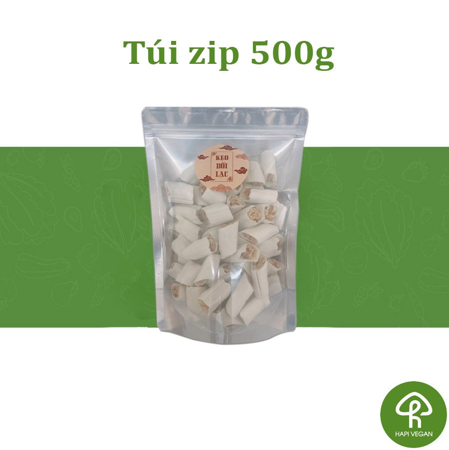 Kèo Dồi Lạc Siêu Giòn, Vỏ mỏng, Ít đường Túi 500gram