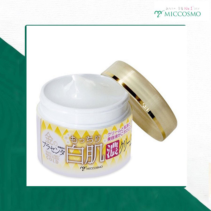 Kem Dưỡng Trắng, Chống Lão Hóa Từ Nhau Thai Và Collagen Từ Nhật Bản White Label Premium Placenta Rich Gold Cream Hũ 60gr