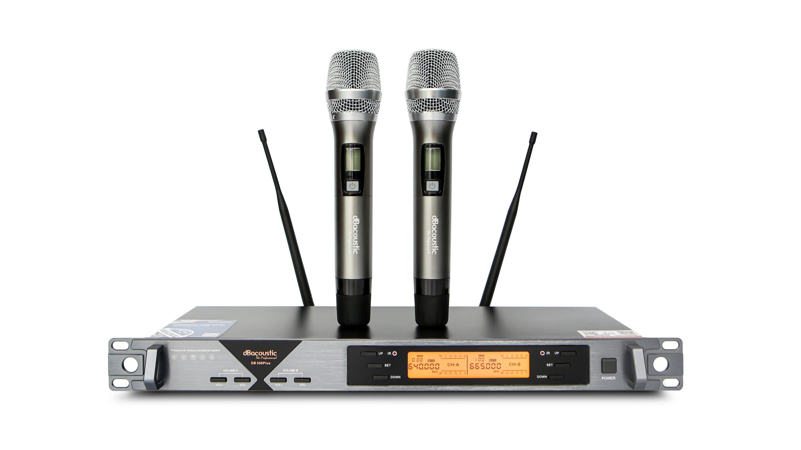 Micro không giây dBacoustic dB550 Plus V3 Cho karaoke cao cấp, Hàng Chính Hãng