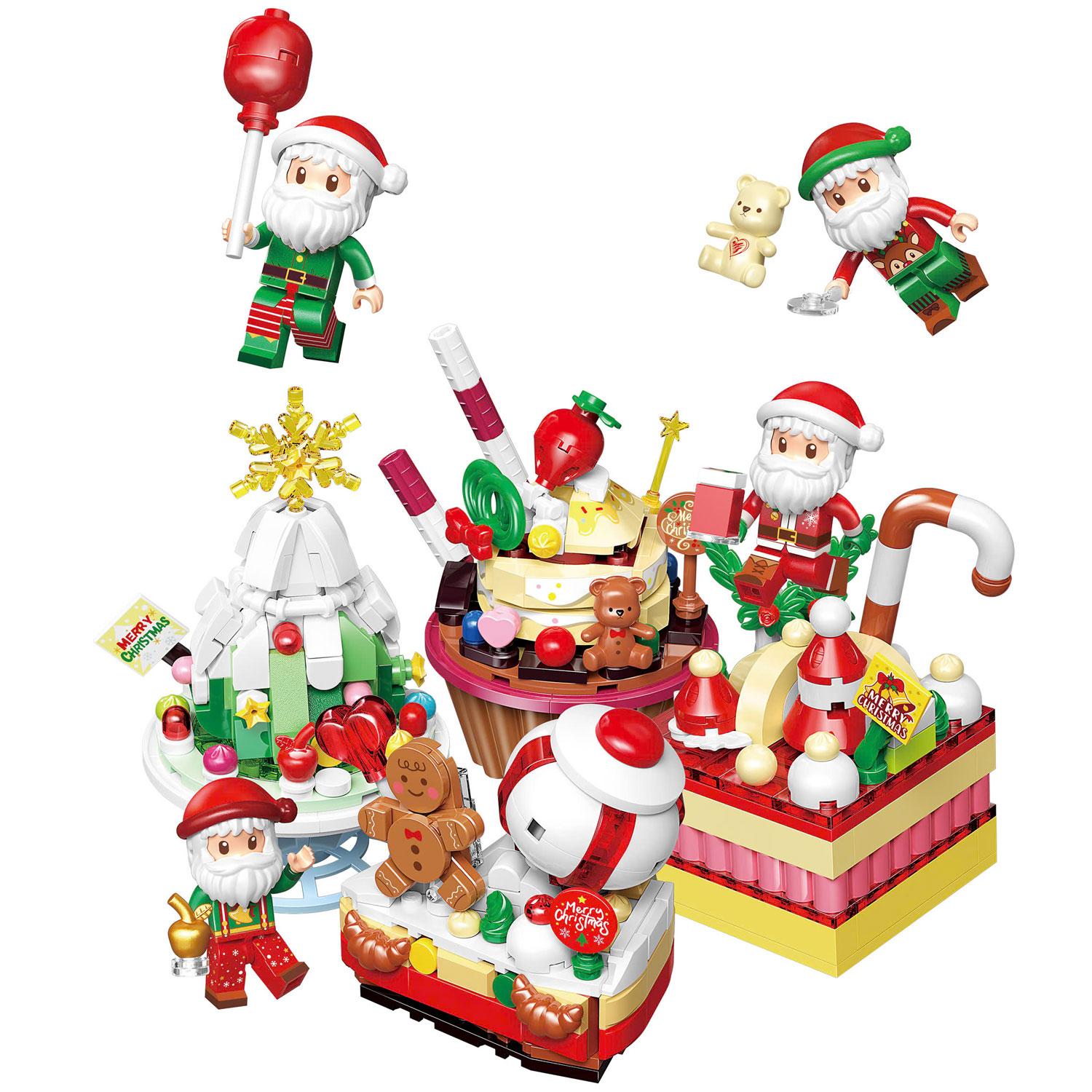 Đồ Chơi Lắp Ráp Chủ Đề Giáng Sinh - Christmas Tree Ice Cream - Keepplay K29806 (132 Mảnh Ghép)