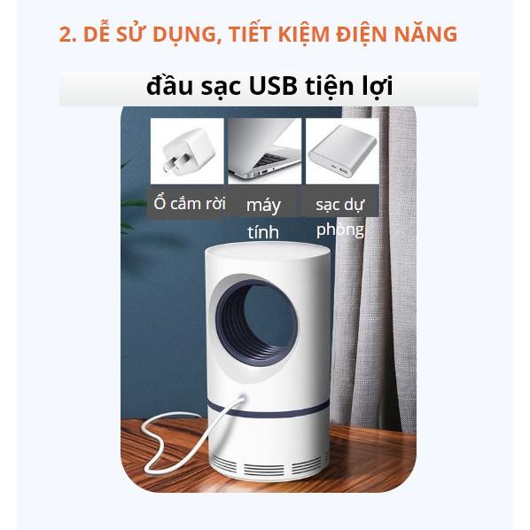 ĐÈN BẮT MUỖI THẾ HỆ MỚI - Máy diệt muỗi thu hút côn trùng UV sóng 368nm