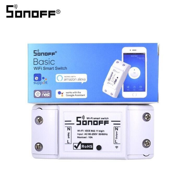 Sonoff Basic Công Tắc Thông Minh Sonoff Basic Điều Khiển Từ Xa Qua WIFI, 3G, 4G