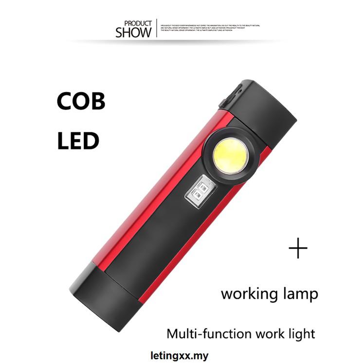 Đèn Led Cob 4 Chế Độ Có Móc Treo Sạc Usb Tiện Dụng