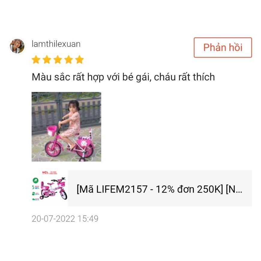 Xe Đạp Trẻ Em Nhựa Chợ Lớn 12 inch K88 Cho Bé Từ 2 đến 4 Tuổi