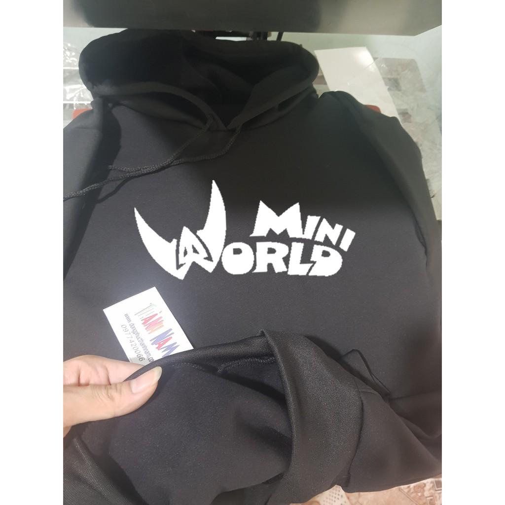 áo game Mini World, áo hoodie Mini World phản quang