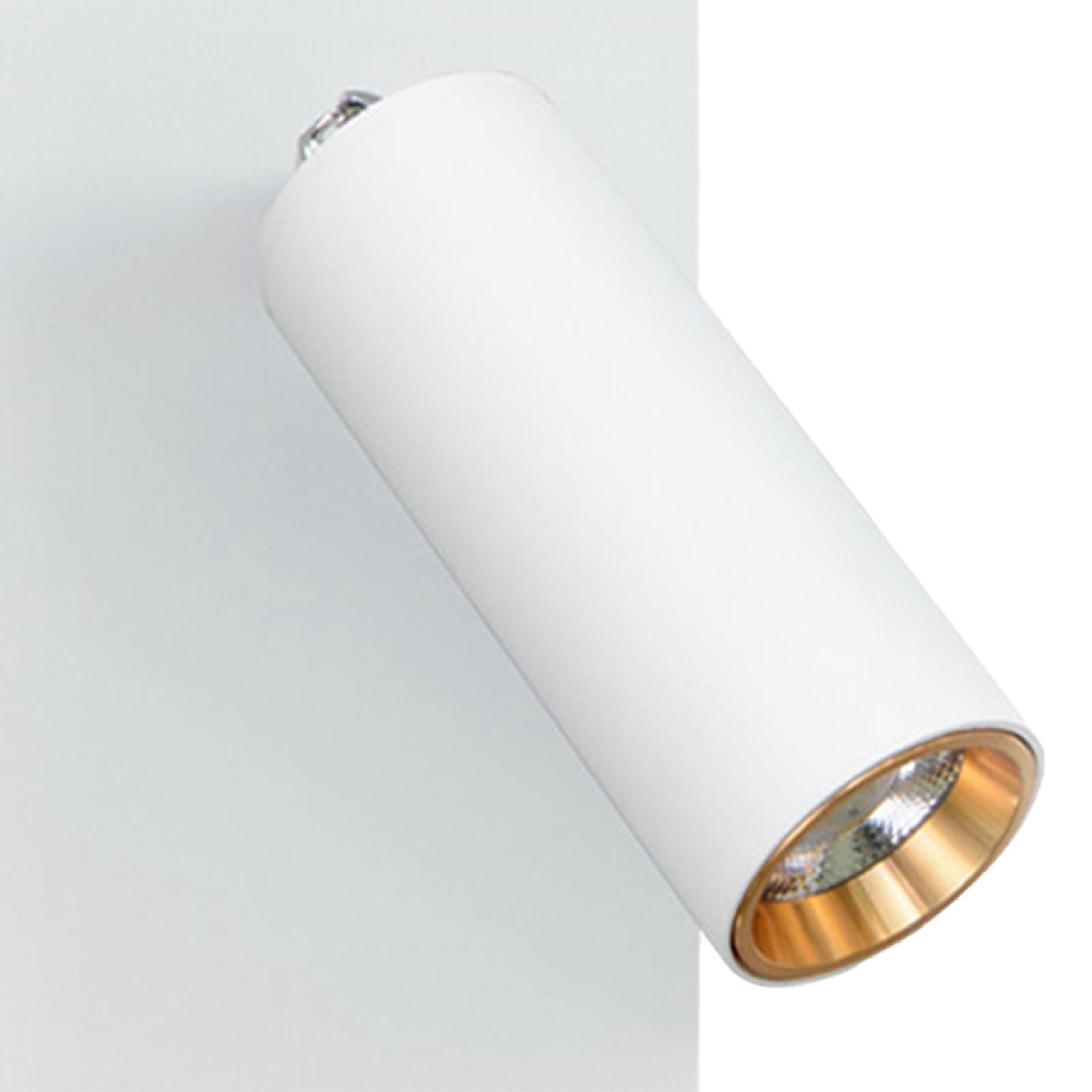 Minimalist Wall Lamp, Reading Light Bedside 3000K Warm White Light USB Interface LED 7W Sconce for Office Dining Room Entry