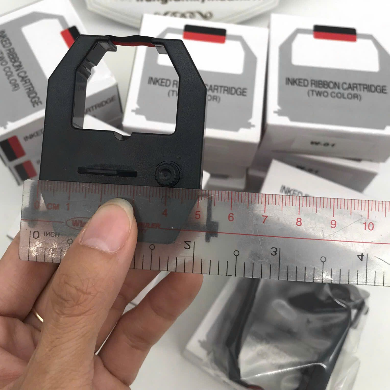 Ribbon mực máy chấm công thẻ giấy Wise Eye/ Ronald Jack,...( Hàng nhập khẩu)
