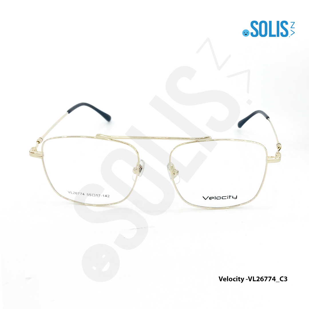 Gọng kính KL Velocity VL26774 - KÍNH KIM LOẠI HIỆU VELOCITY VL26774 KÍCH THƯỚC 55-17-142