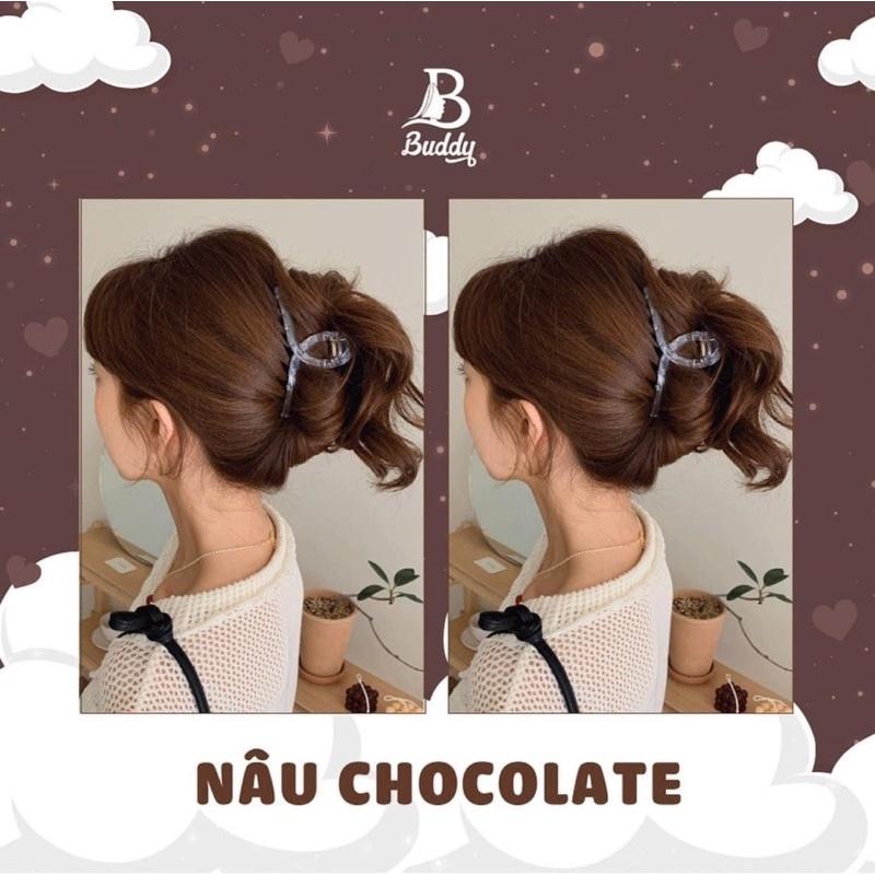 (SỈ GỐC) Thuốc Nhuộm Tóc Nâu Choco kèm oxi và lược