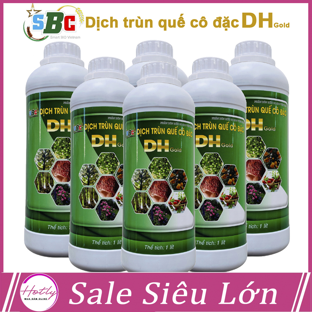 1 Lít - Dịch trùn quế SBC DHgold cô đặc, Đầy đủ đa,trung,vi lượng, đầy đủ chất cho cây -76129