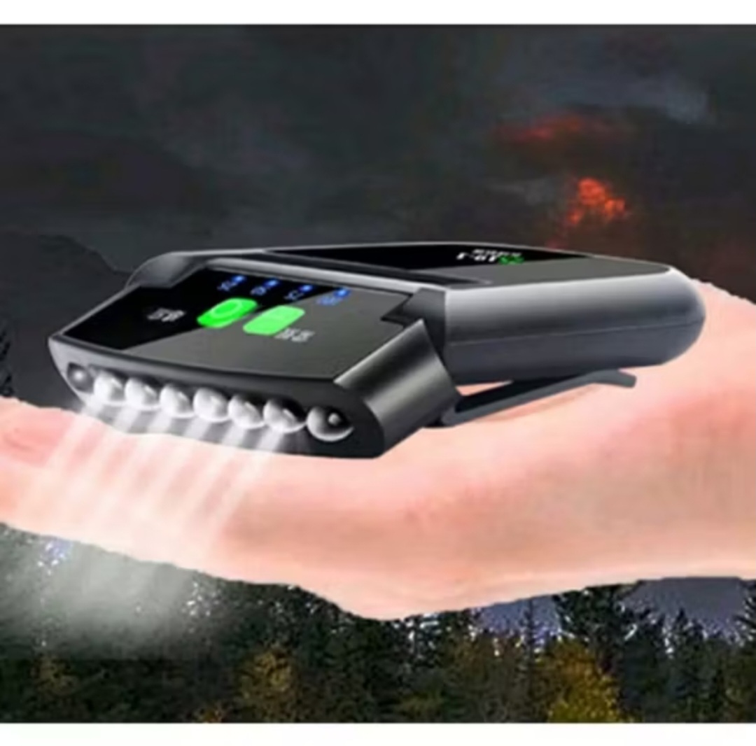 ĐÈN LED KẸP MŨ ĐỘI ĐẦU SẠC ĐIỆN THUẬN TIỆN