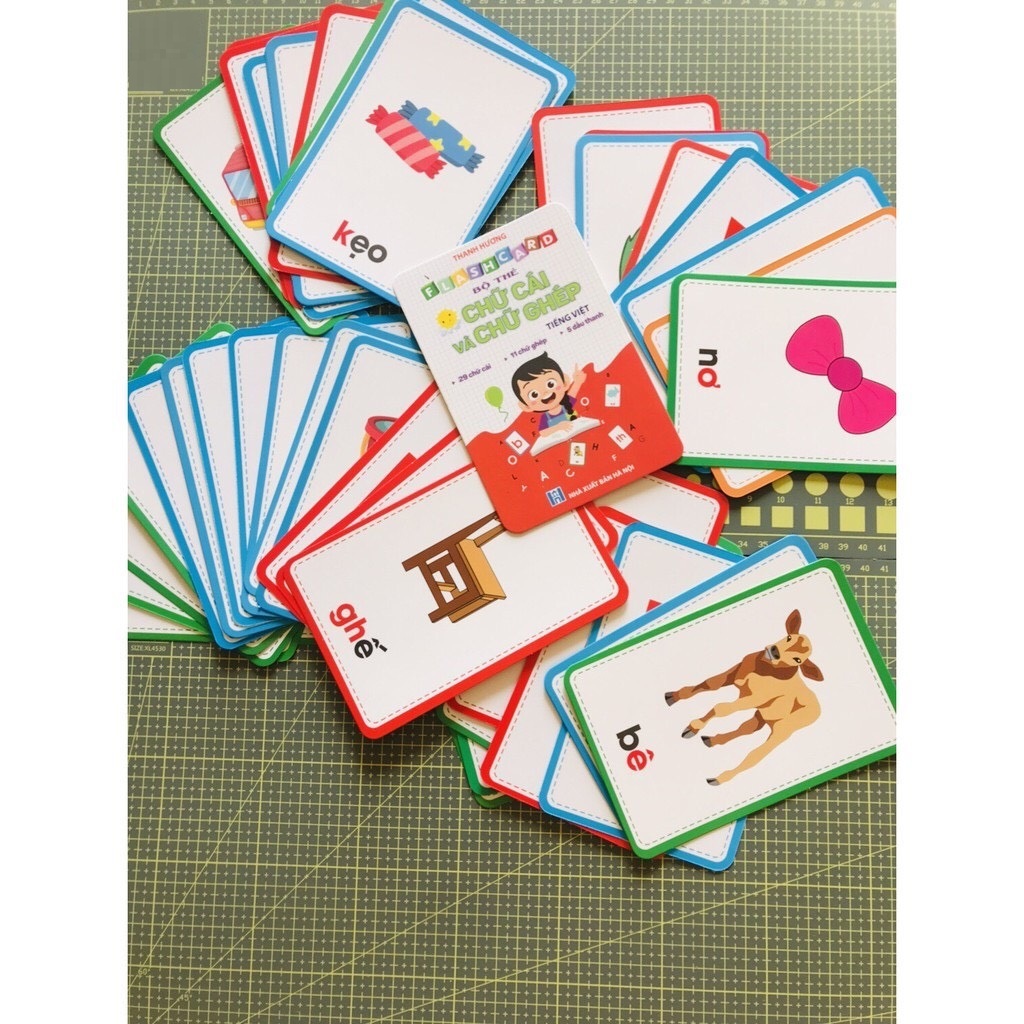 Flashcards - Bộ Thẻ Chữ Cái Và Chữ Ghép Tiếng Việt