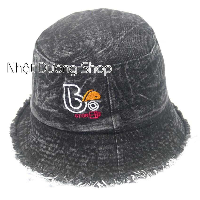 Nón bucket,nón tai bèo Jeans hàn quốc - Mũ vành cụp Jeans rách cực chất thời trang nam nữ hot teen