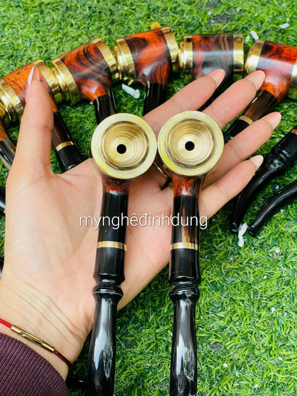 Tẩu sì gà bằng gỗ trắc phong cách lịch mãn đẳng cấp