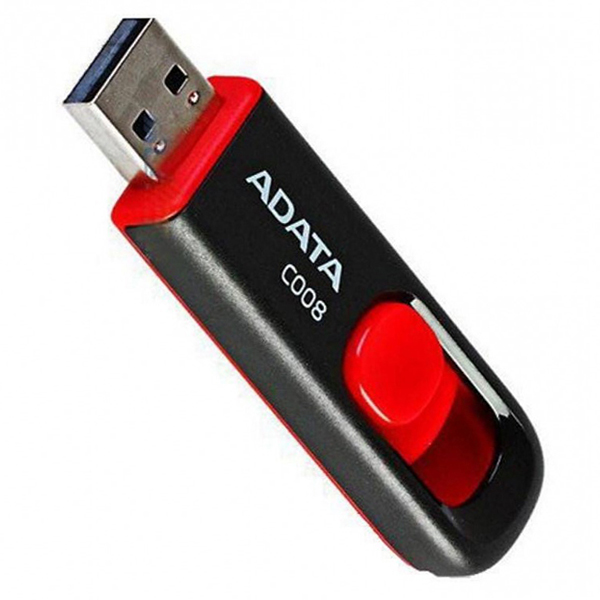 USB Adata C008 16G 2.0 trắng-xanh-Hàng chính hãng