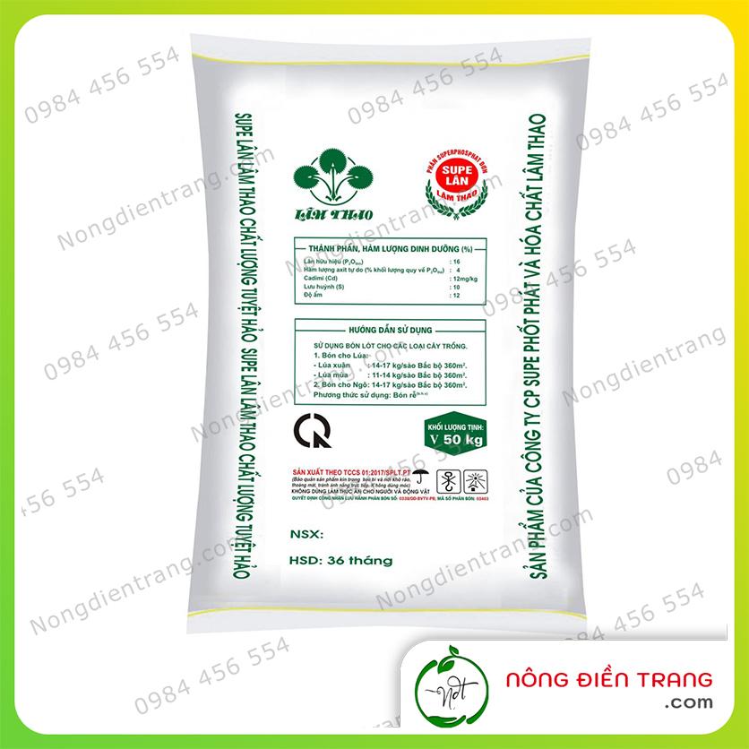 1KG Phân Bón Supe Lân Lâm Thao - VTNN Nông Điền Trang