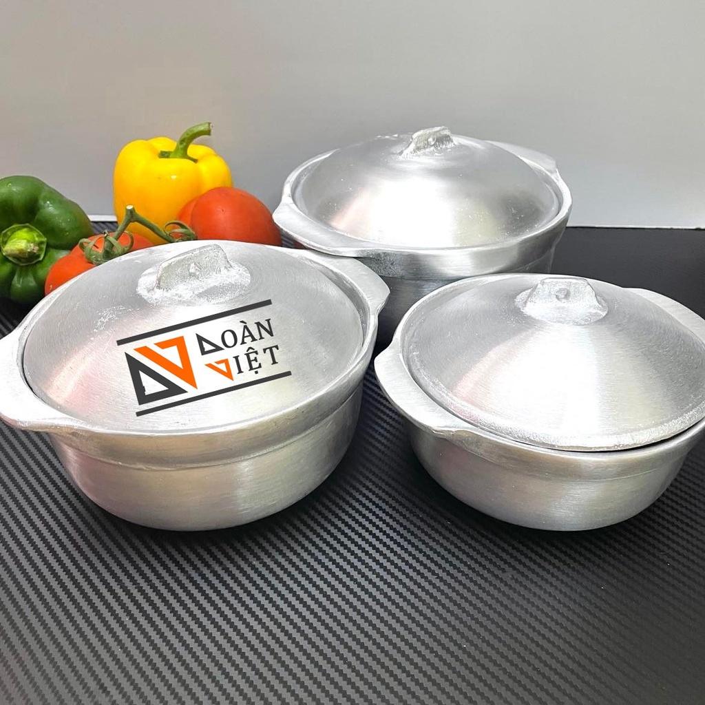 Nồi Gang kho thịt cá Lòng sâu, cơm niêu, cơm chiên, tiềm gà vịt - Gang Đúc Nguyên Khối, Mẫu Mới Siêu Bóng