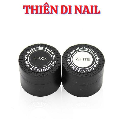 Gel tơ nhện trắng đen tiện lợi cho thợ nail, gel mạng nhện