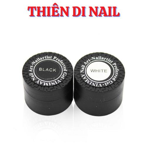 Gel tơ nhện trắng đen   tiện lợi cho thợ nail, gel mạng nhện