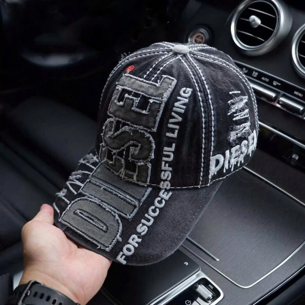 Nón kết, mũ lưỡi trai Diesel phối vải jeans form chuẩn siêu đẹp (Ảnh thật)